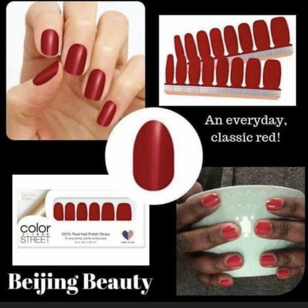 Color Street nails. Set of 4. Valentine's Manis.